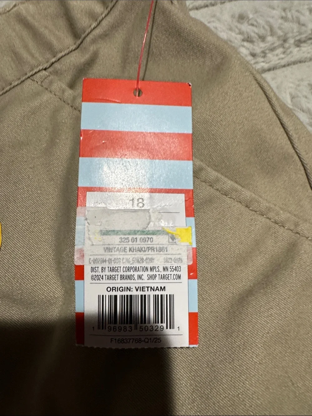 Cat & Jack Tan Kids Straight Chino Pants